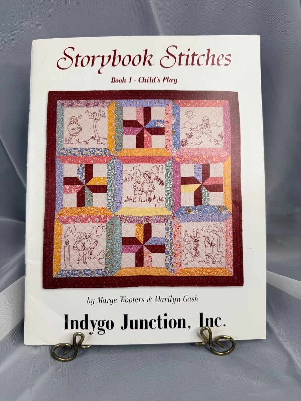 Storybook Stitches Child’s Play Quilt Embroidery Pattern Book Sunbonnet Sue 2001
